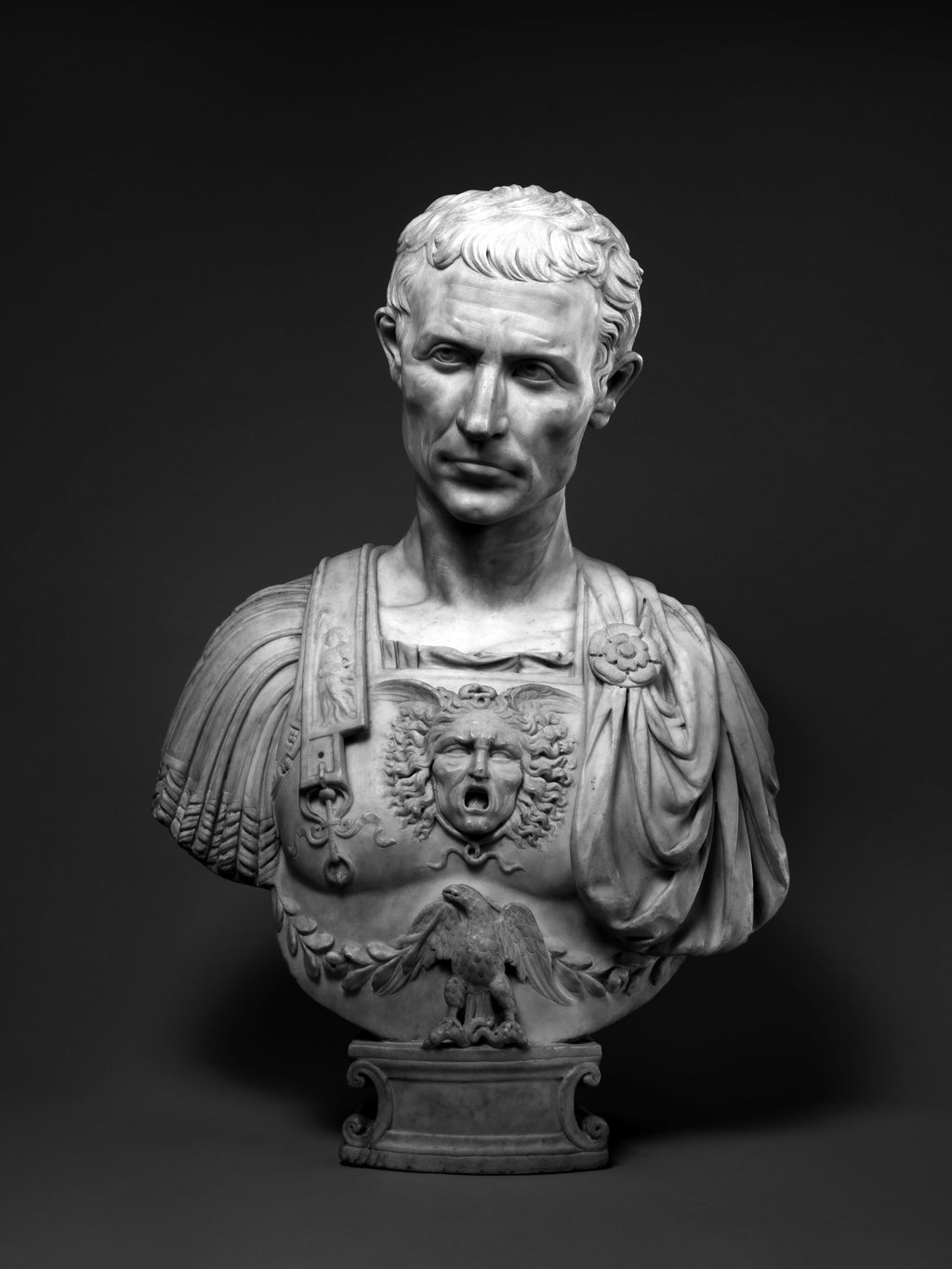 Busto de mármol de Julio César (Museo Metropolitano de Arte)